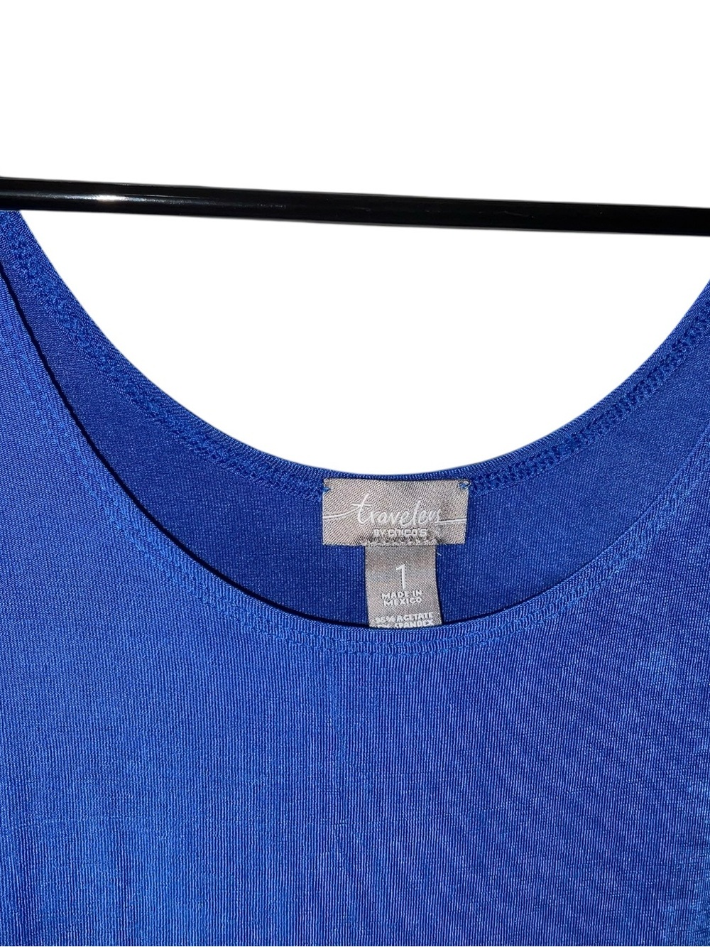 Avenue Scoop Neck Tank Top - Cobalt Blue - Picture 2 of 3